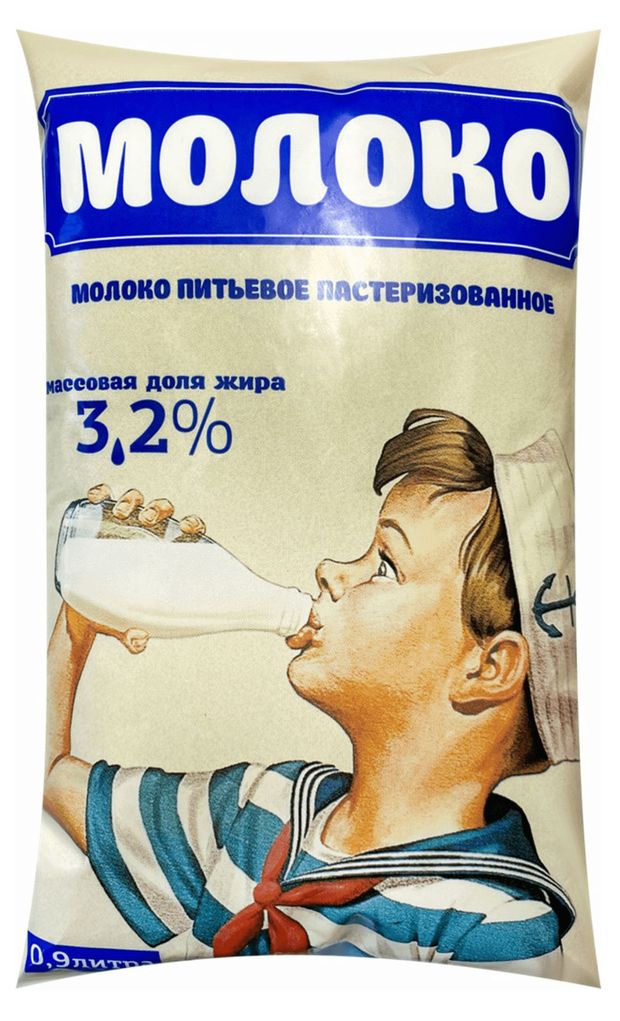 

Молоко пастеризованное СТМК Надежда 3.2%, без змж 900 мл