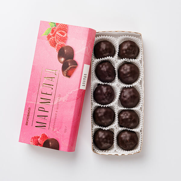 Мармелад Малиновый в шоколаде