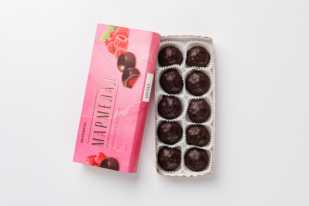 

Мармелад Малиновый в шоколаде