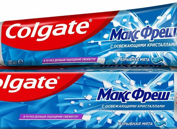 Зубная паста Colgate максфреш взрывная мята