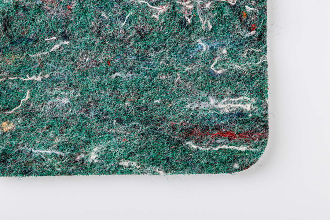 

Набор подстаканников из переработанного текстиля (4 шт) зеленого цвета