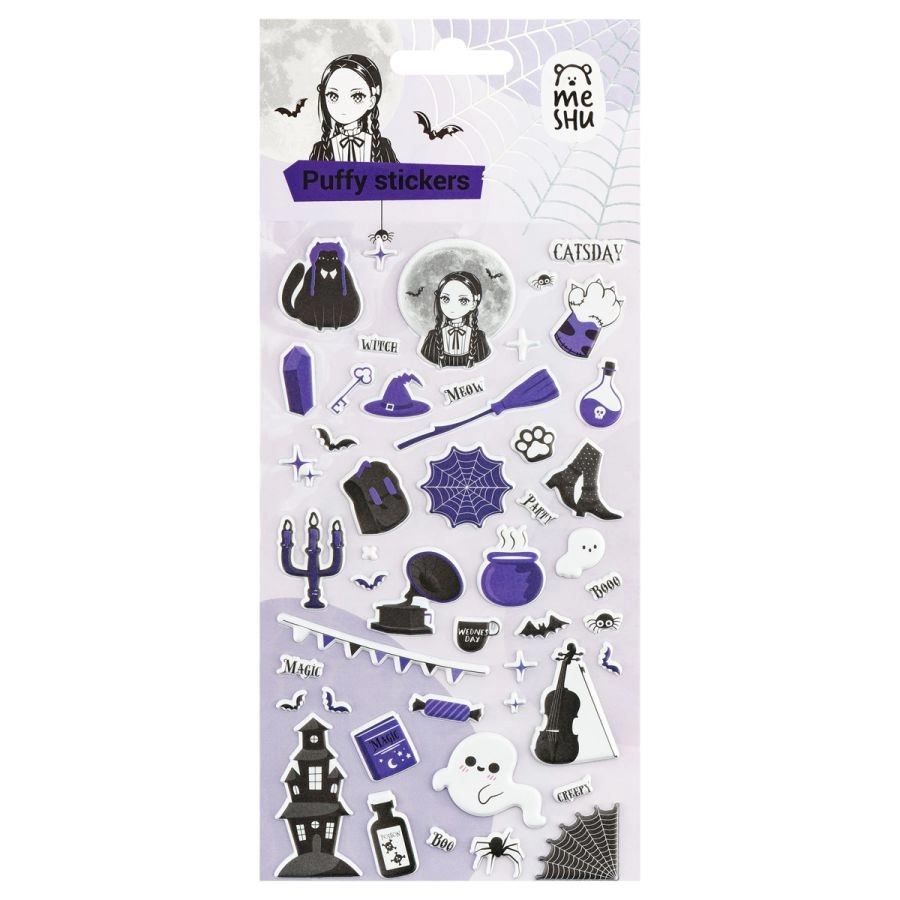 

Наклейки объемные Meshu Catsday 10 х 23 см