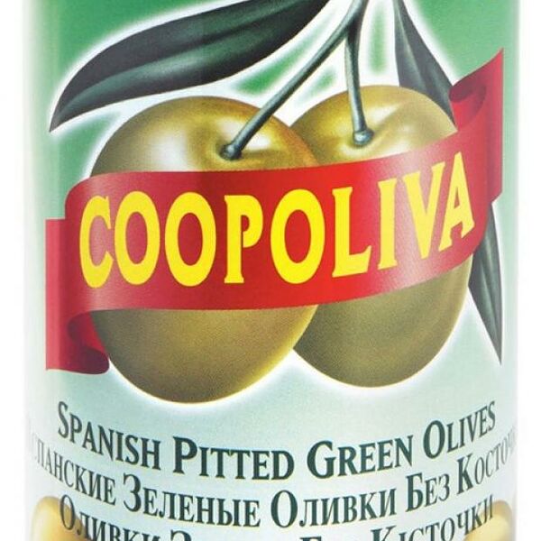 Оливки Coopoliva зеленые без косточки