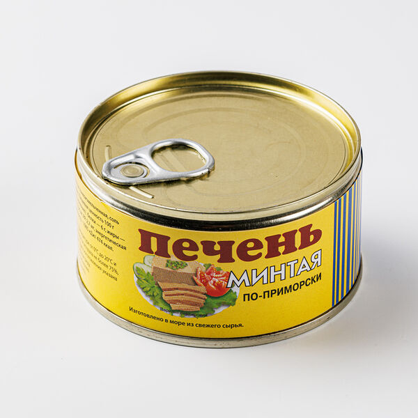 Печень минтая По-приморски