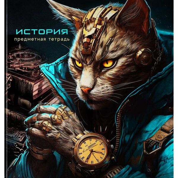 Тетрадь предметная BG Мир будущего История клетка А5, 48 л