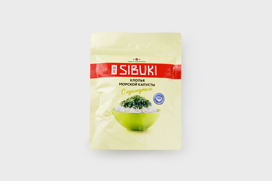 

Морская капуста Sibuki хлопья с кунжутом 40 г