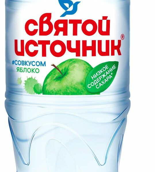 Напиток безалкогольный Святой Источник со вкусом яблока негазированный, 500мл
