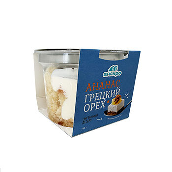 Сметанный десерт АйсКро с бисквитом, 160г