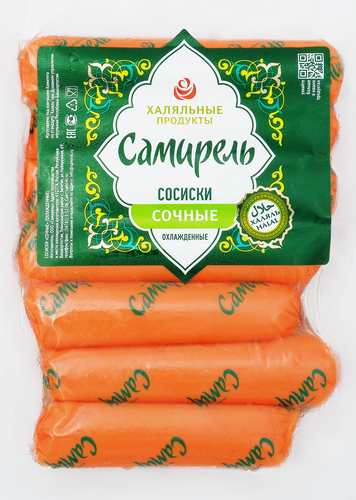 

Сосиски Самирель Сочные Халяль, 350 г
