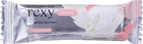 

Батончик Rexy Young с высоким содержанием белка со вкусом ванильное мороженое