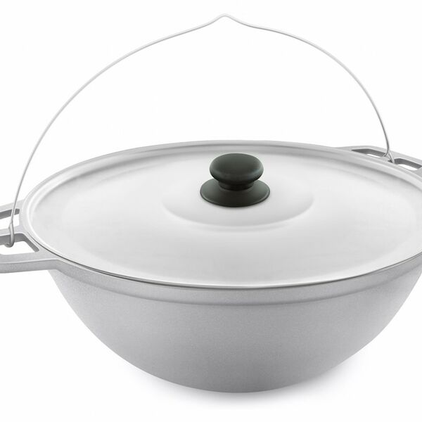 Казан Нева Металл Посуда непокрытый литой, 7,5 л