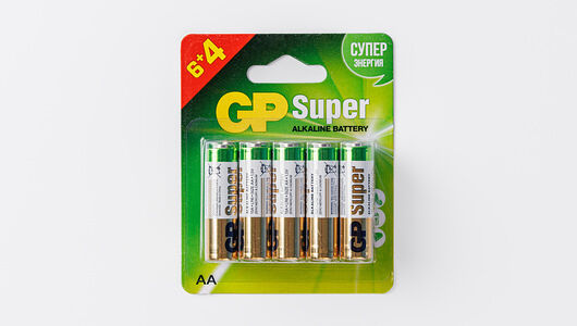 Батарейки GP SUPER АА 10 шт. (6+4)