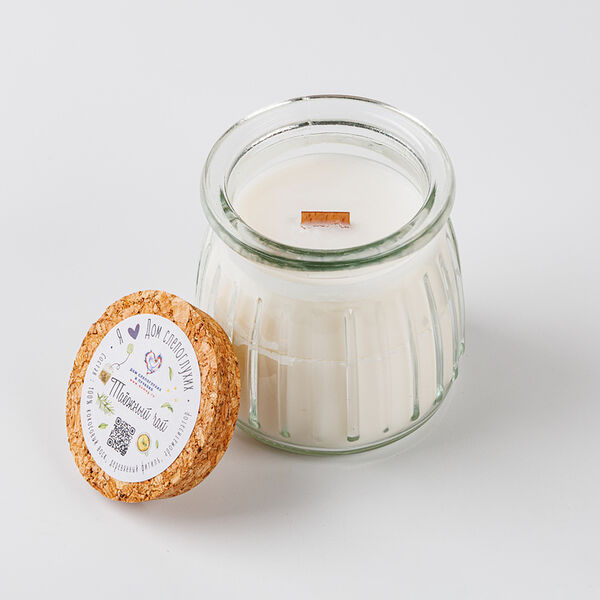 Свеча сувенирная Дом слепоглухих Таёжный чай