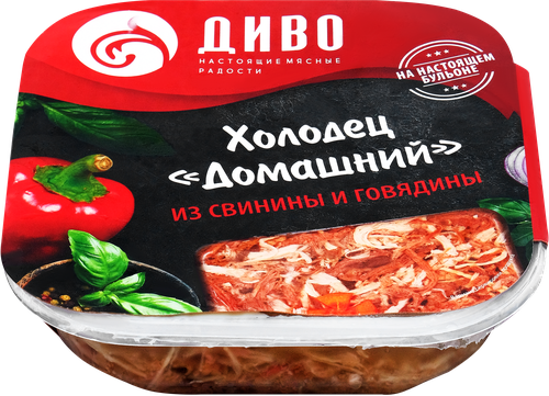 

Холодец Диво Домашний свино-говяжий 300 г