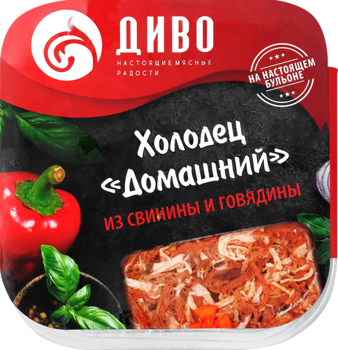 

Холодец Диво Домашний свино-говяжий 300 г