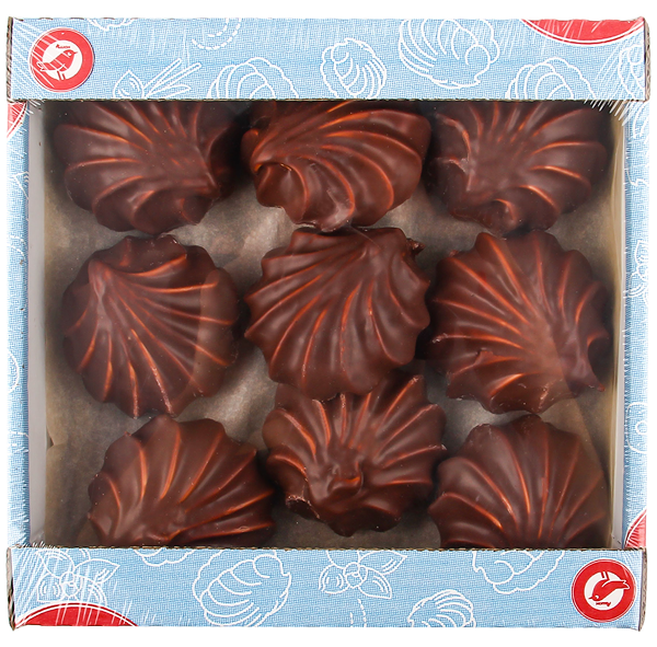 Зефир глазированный АШАН Красная птица, 570 г