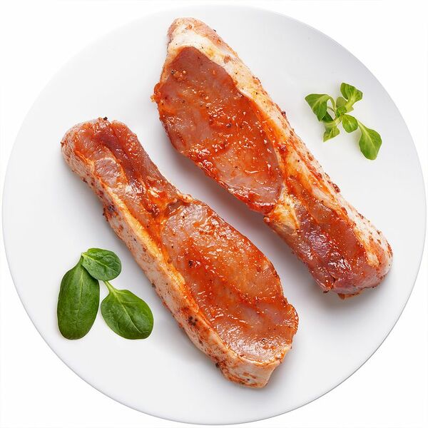 Эскалоп в можжевеловом маринаде