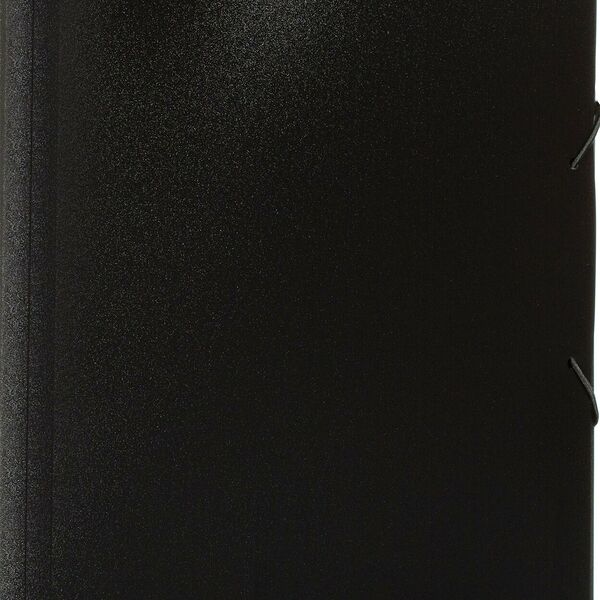 Папка на резинках Комус А4, черная, с карманом СD/визитки