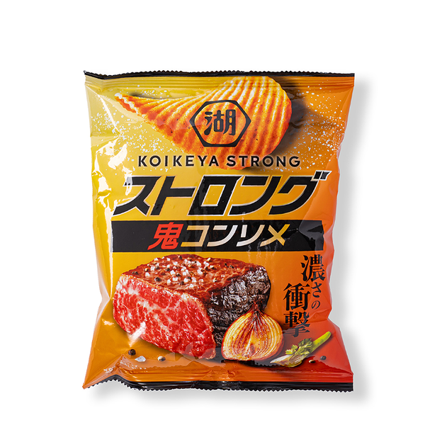 Чипсы картофельные Koike-Ya со вкусом консоме и говядины, 55 г