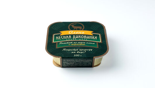 Паштет из мяса оленя с морковью ТМ Лесная диковина
