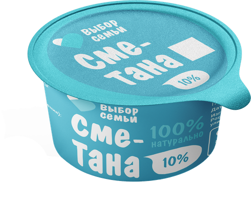 

Сметана Выбор семьи 10% без змж, 200 г