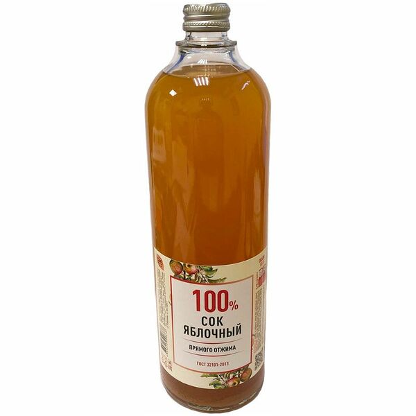 Сок 24 Вкуса яблочный прямого отжима