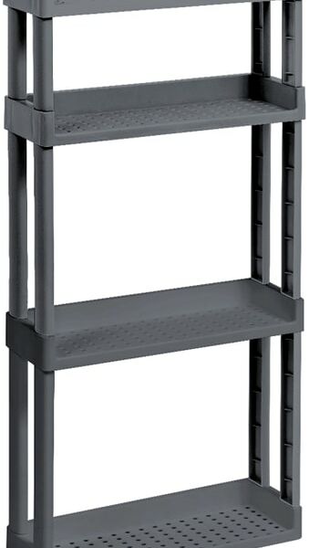 Полка Violet Vikea навесная 4-х ярусная серый