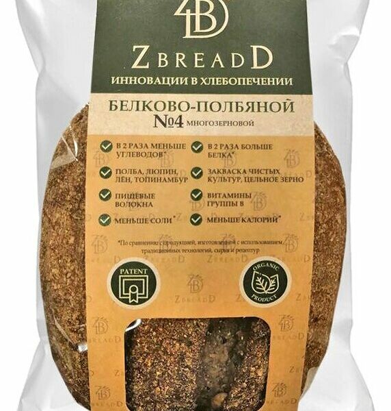 Хлеб белково-полбяной многозерновой от Виктории Долгих, ZbreadD