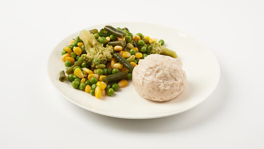 Паровая котлета с овощами_РП