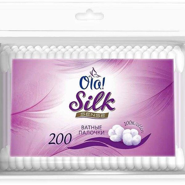 Ватные палочки Ola! Silk Sense 200 шт