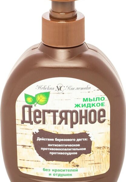 Мыло жидкое Невская Косметика Дегтярное 300мл