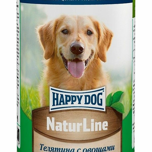 Корм для собак Happy Dog Телятина с овощами
