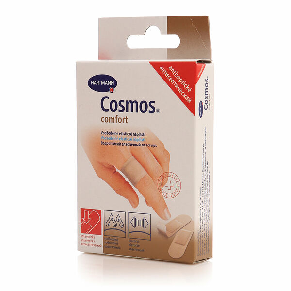 Cosmos Комфорт Пластырь антисептический 2 размера, 20 шт