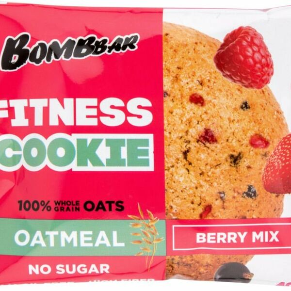 Печенье овсяное BombBar Ягодный микс 40 г