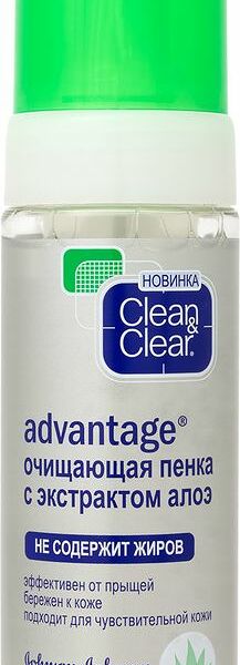 Пенка для лица Clean&Clear очищающая с экстрактом алое 150 мл