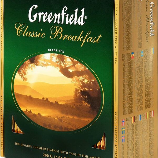 Чай черный Greenfield Classic Breakfast 100пак*2г