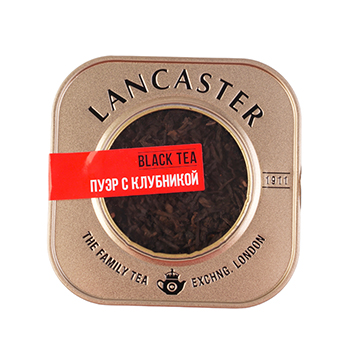 

Чай черный Lancaster Китайский Пуэр с клубникой 75г, Россия