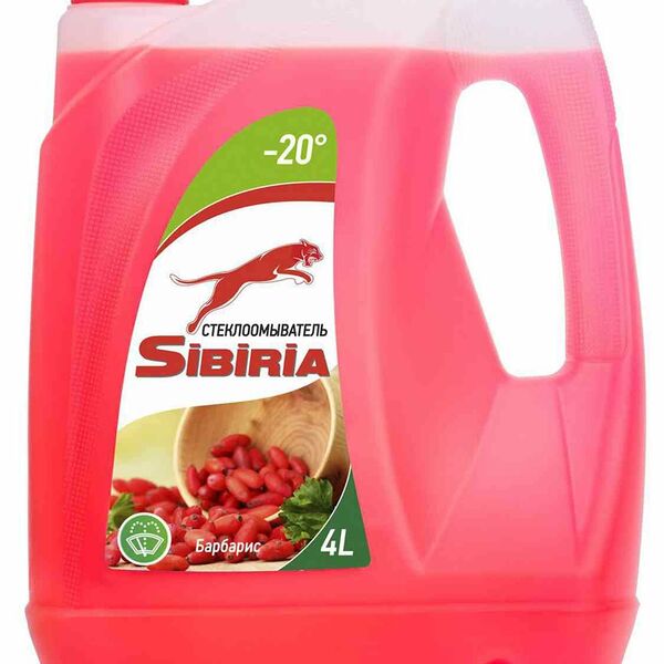 Стеклоомыватель зимний Sibiria -20℃ барбарис