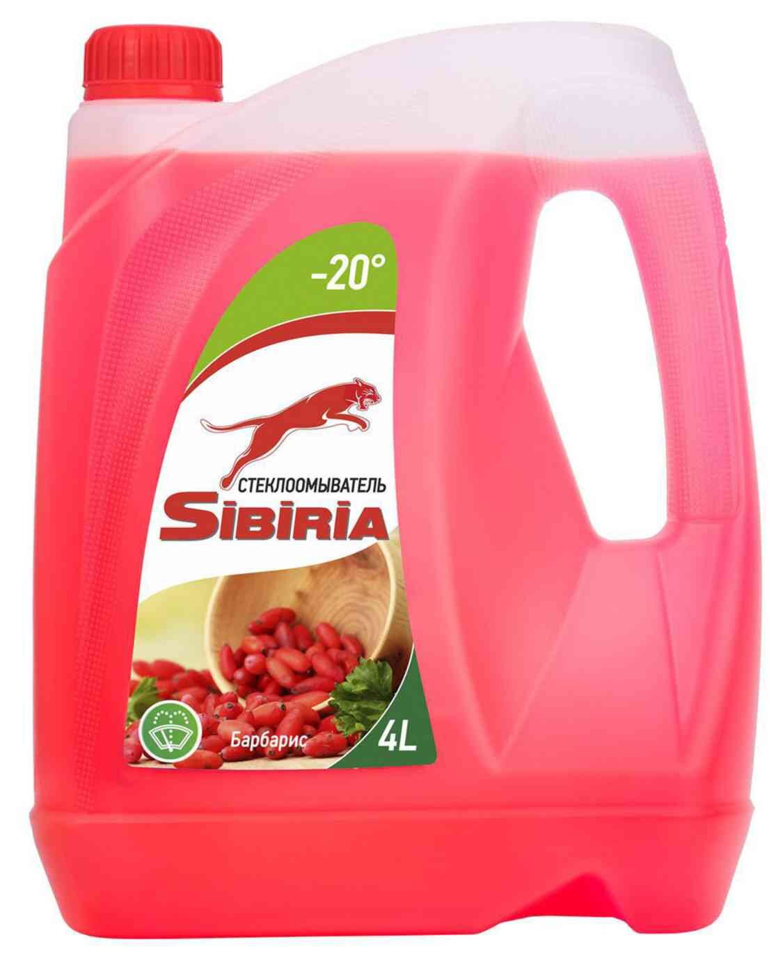 

Стеклоомыватель зимний Sibiria -20℃ барбарис