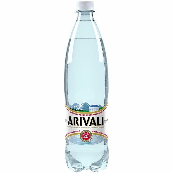 Вода Arivali минеральная лечебно-столовая питьевая газированная 1л