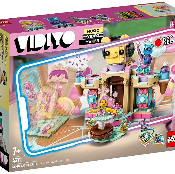 Конструктор LEGO Vidiyo 43111 Candy Castle Stage Сцена карамельного замка