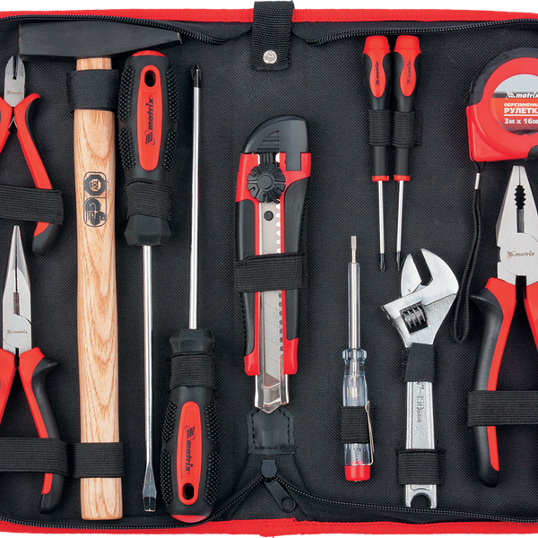 Набор MATRIX слесарно-монтажный 12пр. 