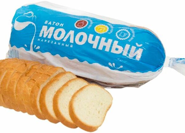 Батон Хлебный домъ Молочный нарезка 300г