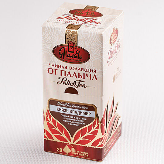 Чай Князь Владимир фасованный 40г (20 пакетиков-пирамидок)