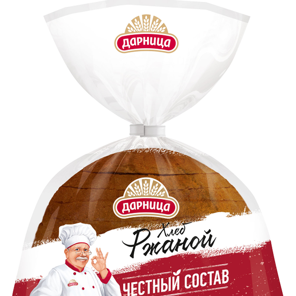 Хлеб Ржаной подовый в нарезке ТМ Аладушкин