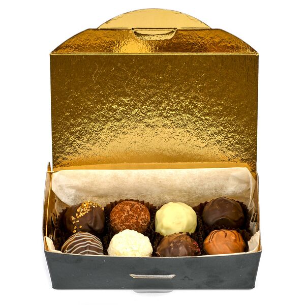 Сырные конфеты в шоколаде ассорти ручной работы 8 вкусов - 8 шт