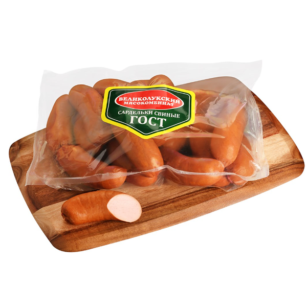 Сардельки Великолукский мясокомбинат свиные 