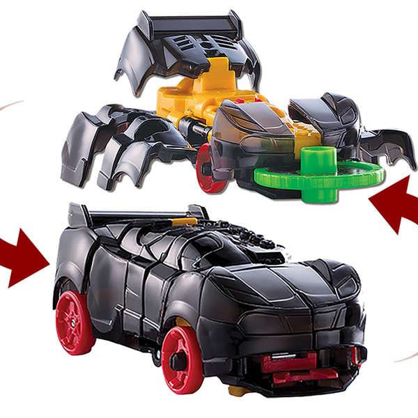 Машинка-трансформер РОСМЭН Дикие скричеры 8см, Арт. 34817/34818/34819