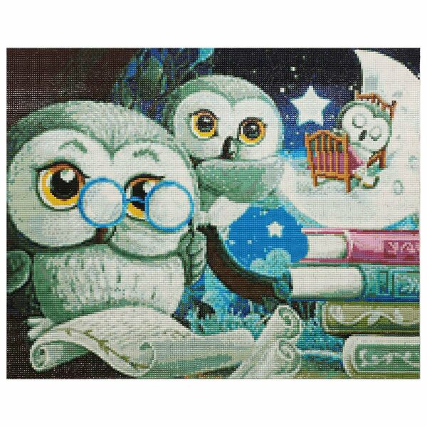 Cr 540039 Алмазная мозаика 'Совы ловцы снов', 50*40см, Cristyle