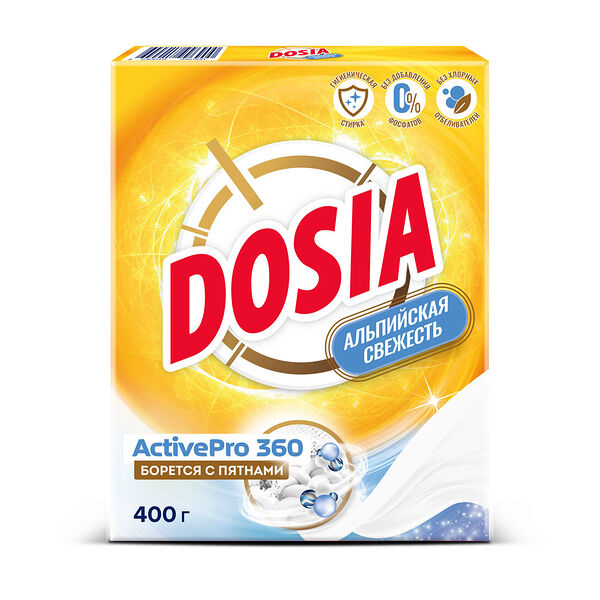 Стиральный порошок Dosia Optima Альпийская свежесть 400 г